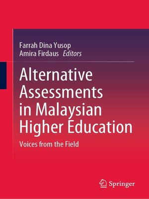 cover image of Alternative Assessments in Malaysian Higher Education
